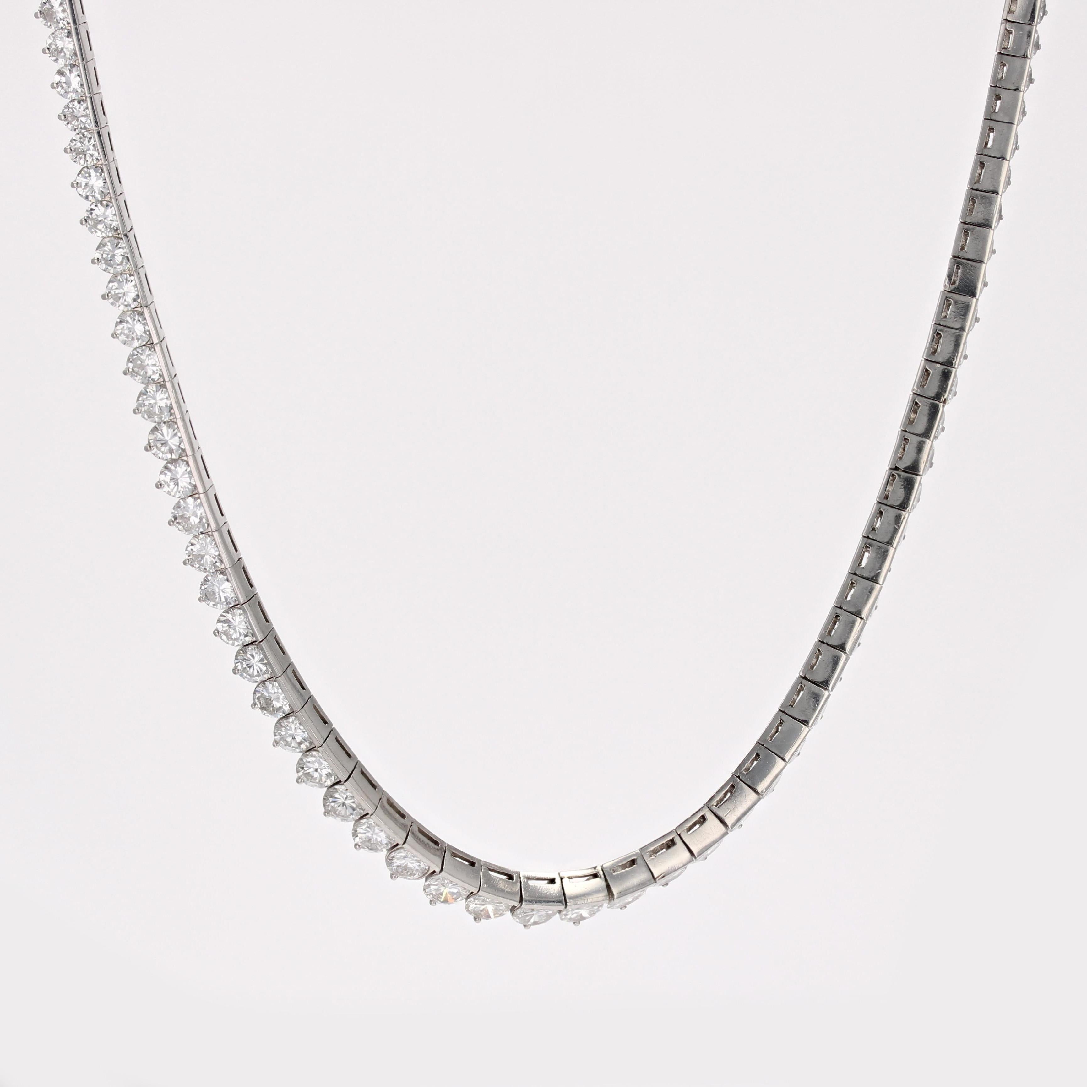 platinum choker necklace