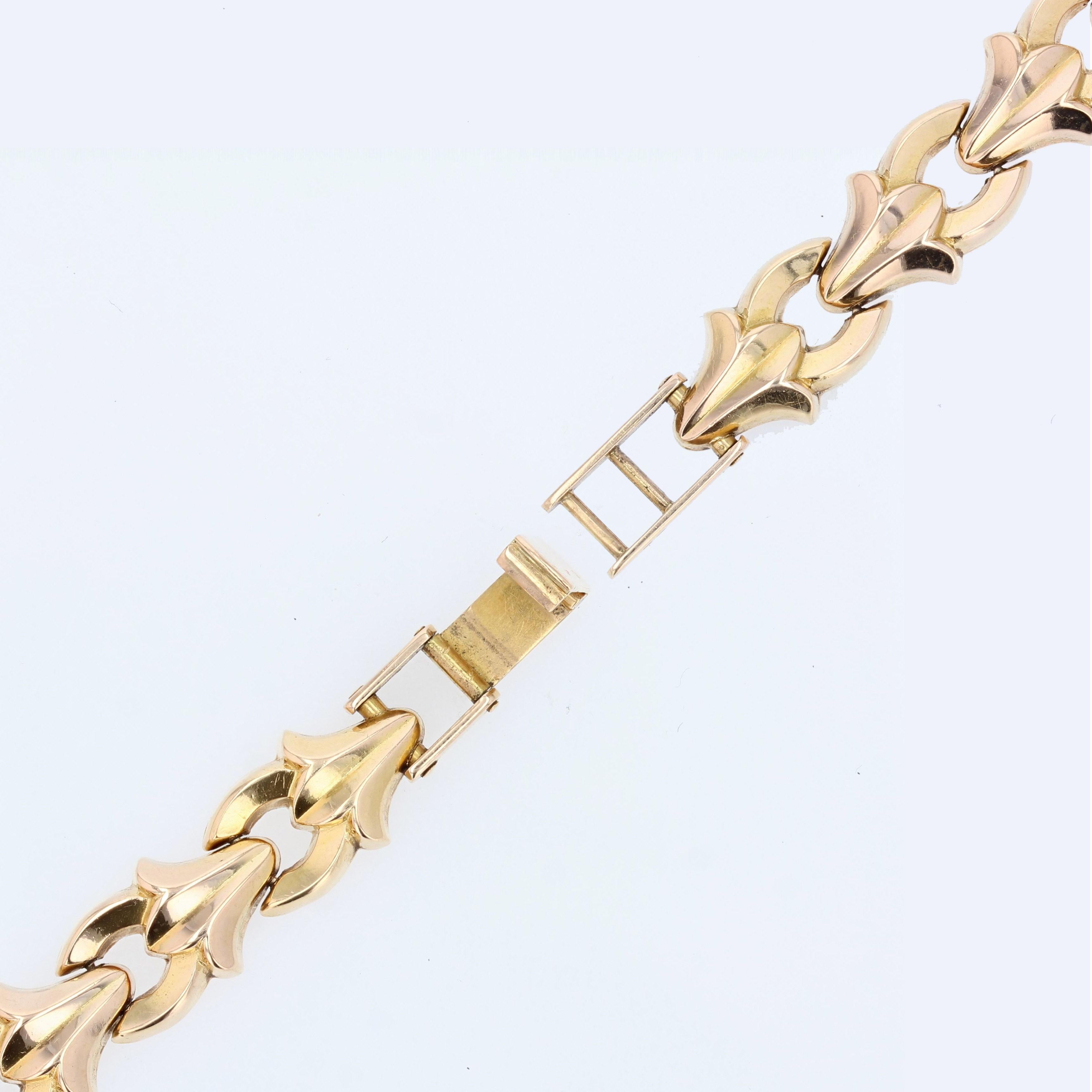 Montre-bracelet rétro française pour femme en or jaune 18 carats, années 1960 4