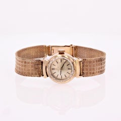 French 1960s 18 Karat Yellow Gold Omega Lady's Watch