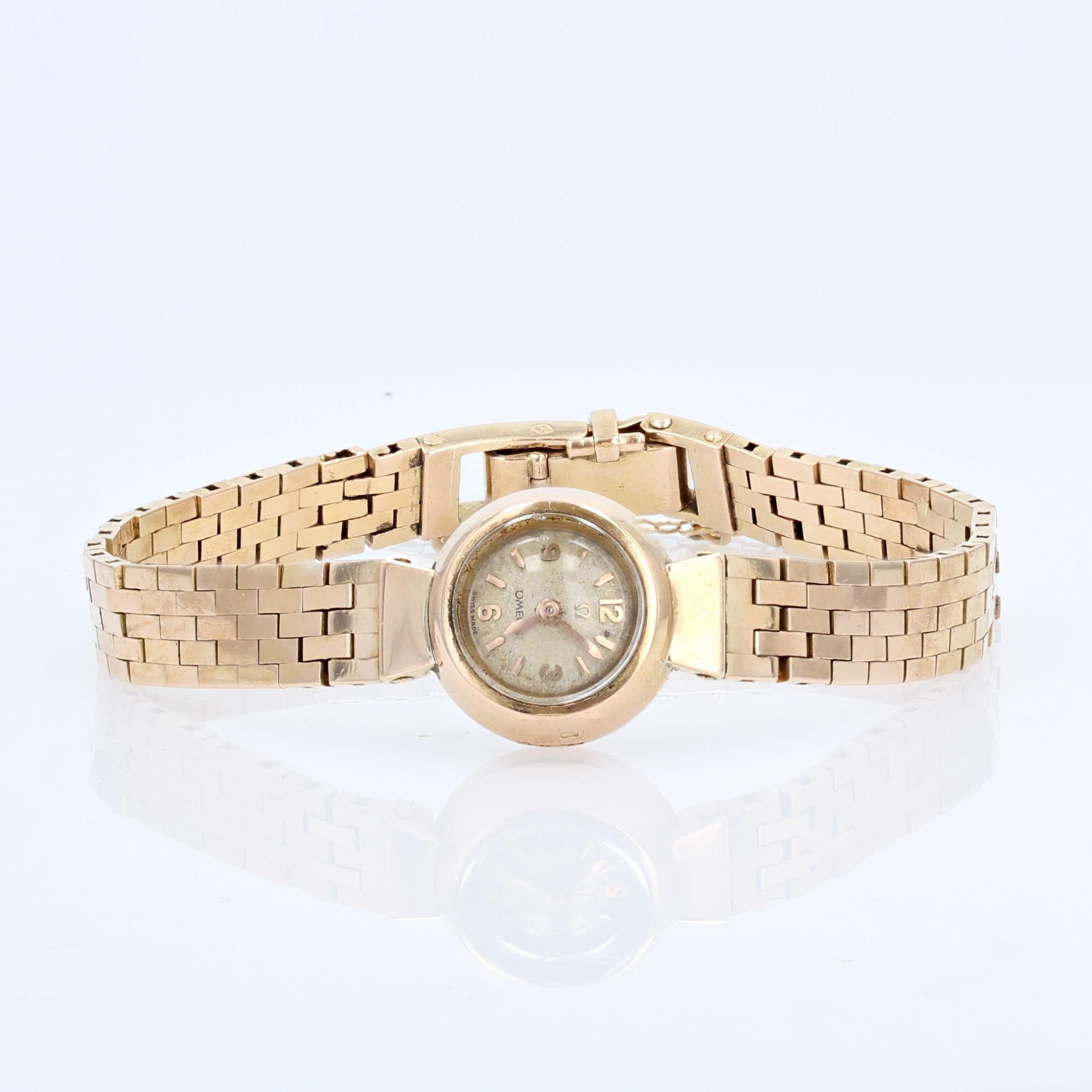 omega gold ladies watch vintage