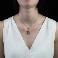 1960er Jahre Aquamarin-Anhänger aus 18 Karat Gelbgold mit 3,20 Karat