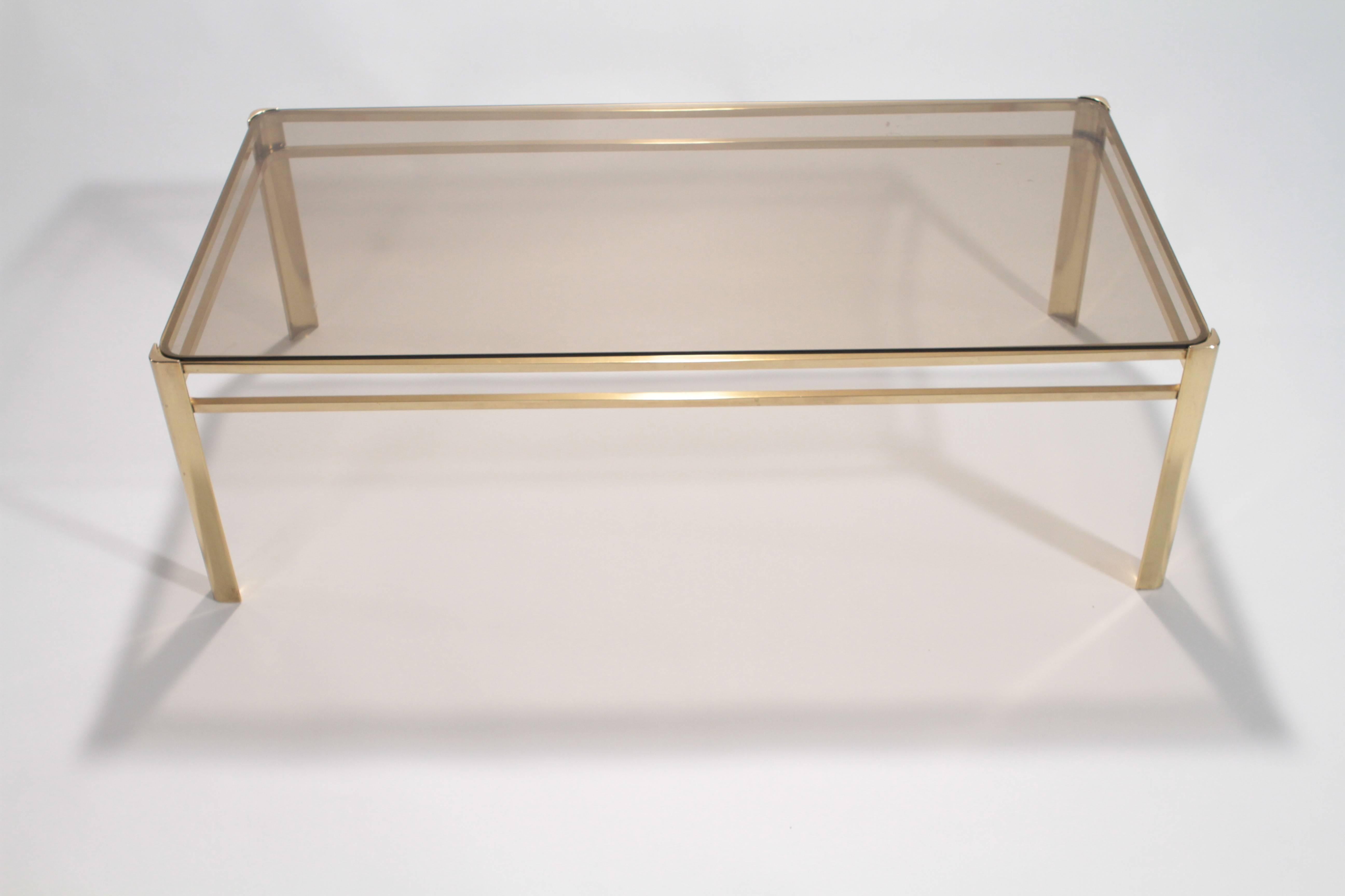 bronze glass coffee table