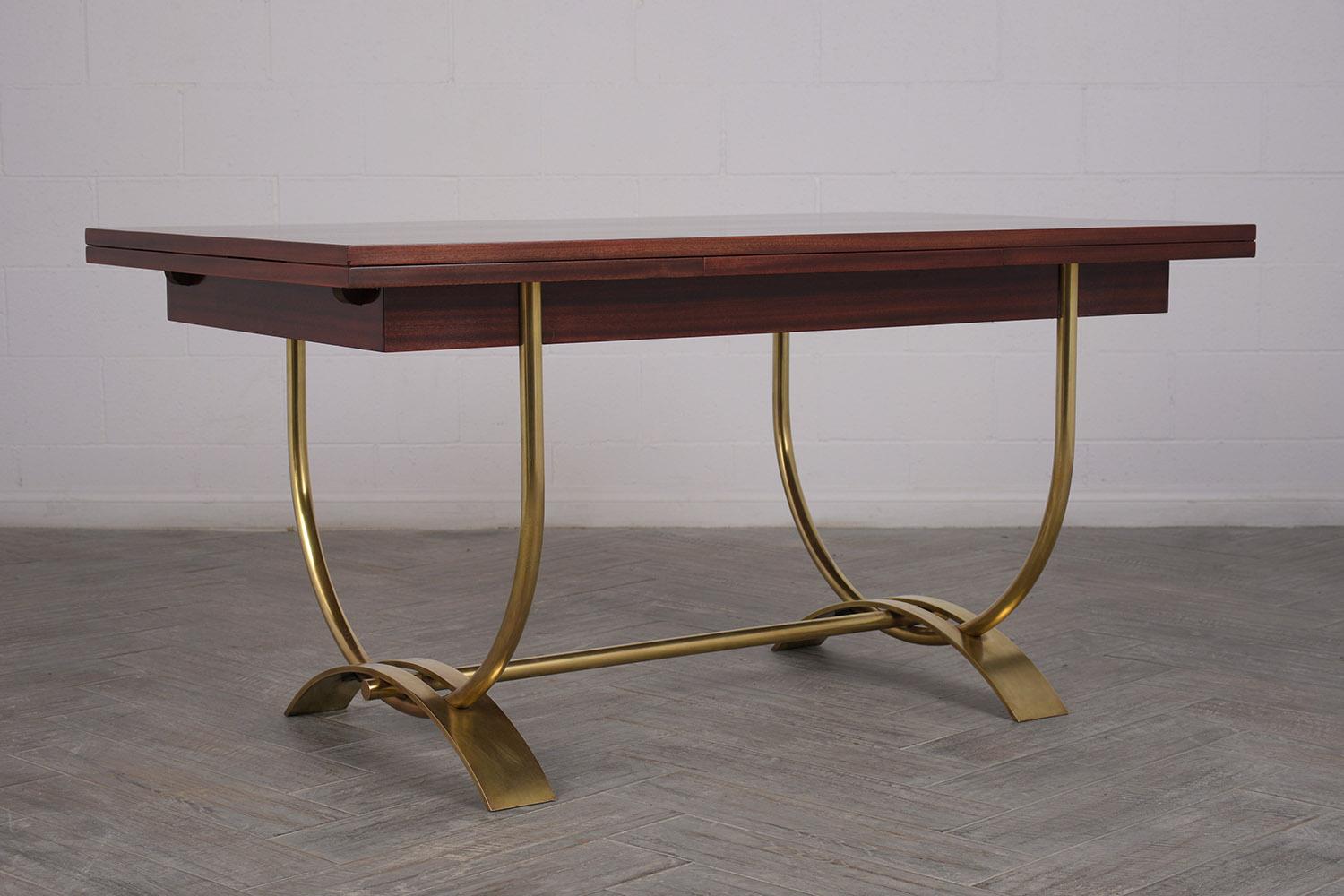 Mid-20th Century Vintage 1960's French Modern Dining Table