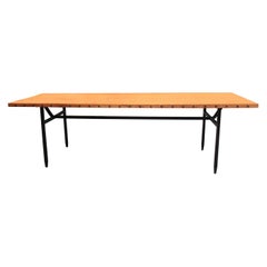 French 1960s Dining Table by Jean Touret & the Artisans of Marolles