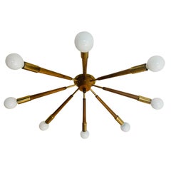 French 1960s Flush Sputnik Light