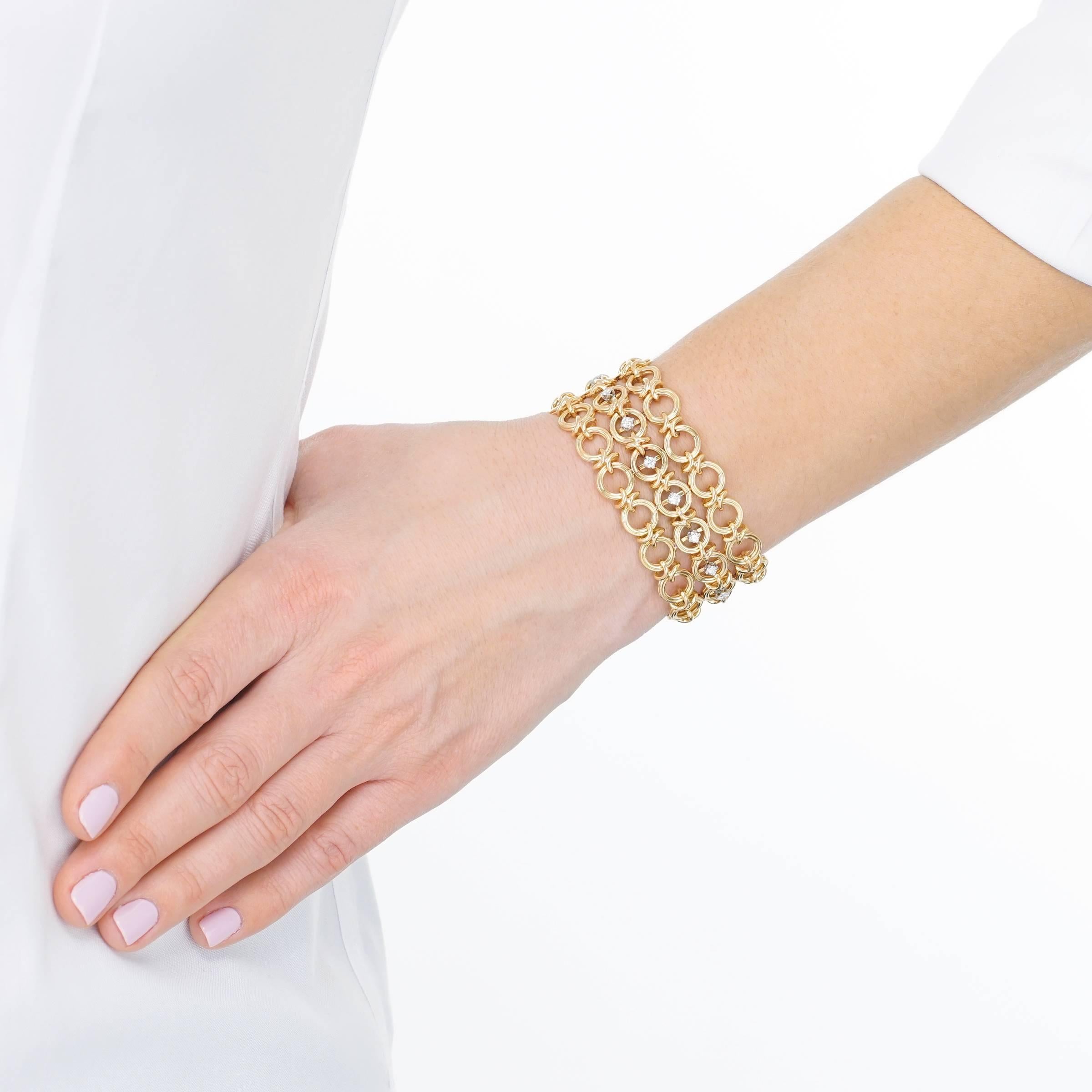 Women's French 1960s Gold Bracelet