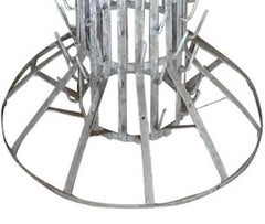 French 1960s Iron Bottle Dryer Rack Stand with 184 Rods