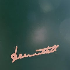 French 1960s, Large Picture, Board and Pebbles, Signed in Relief