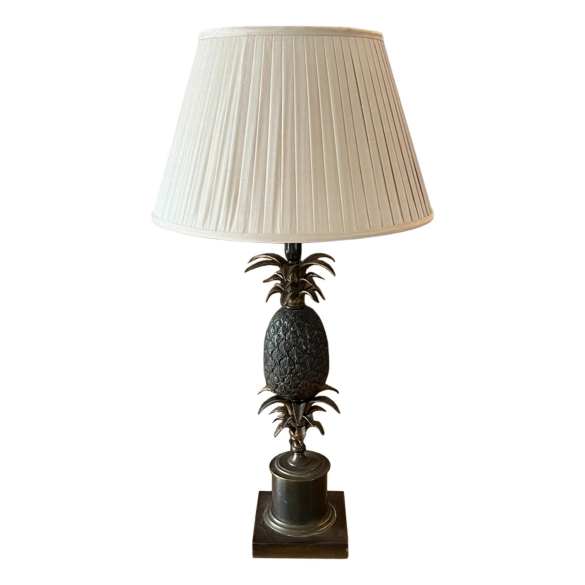 Mid-20th Century French 1960s Pineapple Table Lamp For Sale