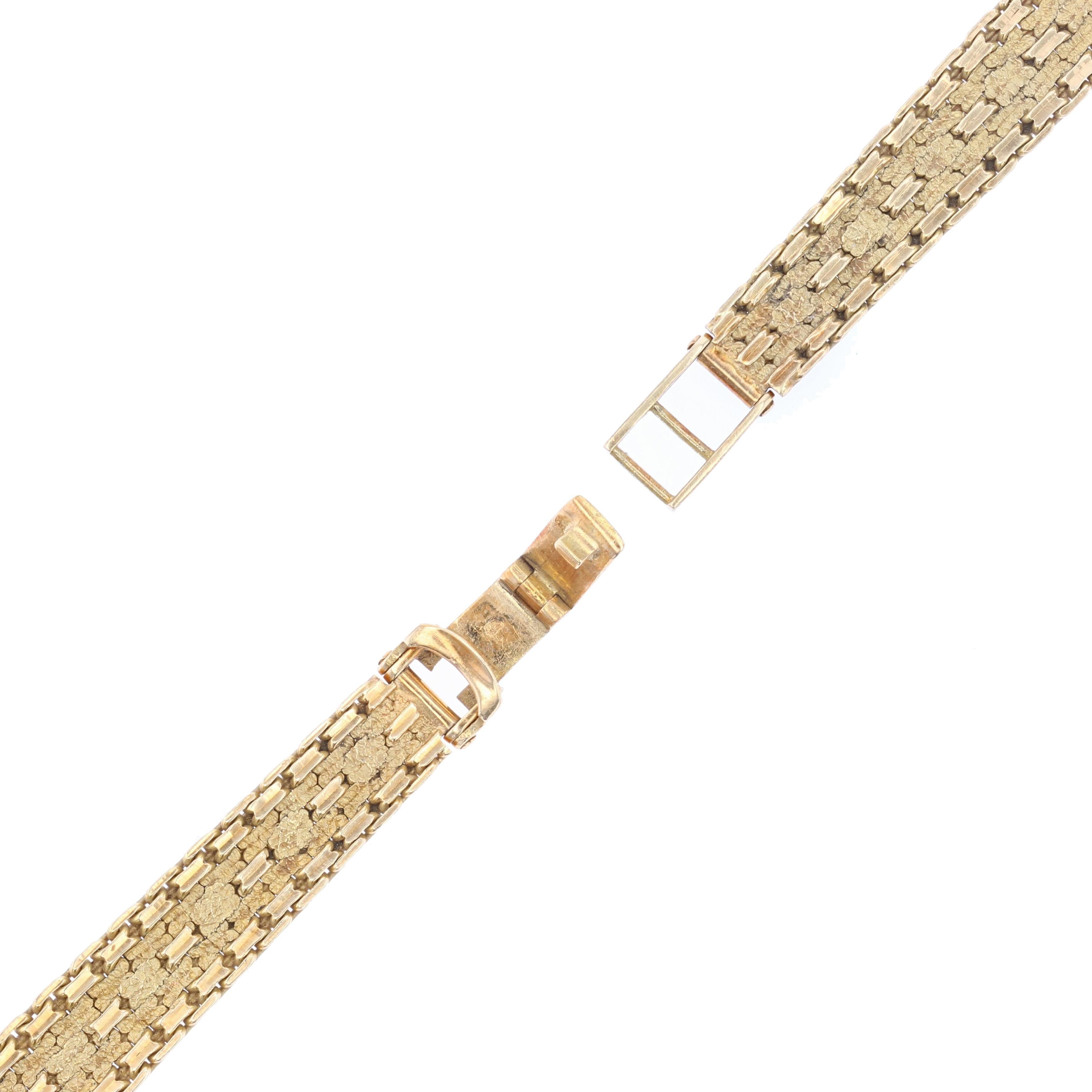 Richards Zeger Montre française pour femme en or jaune 18 carats, années 1960 5