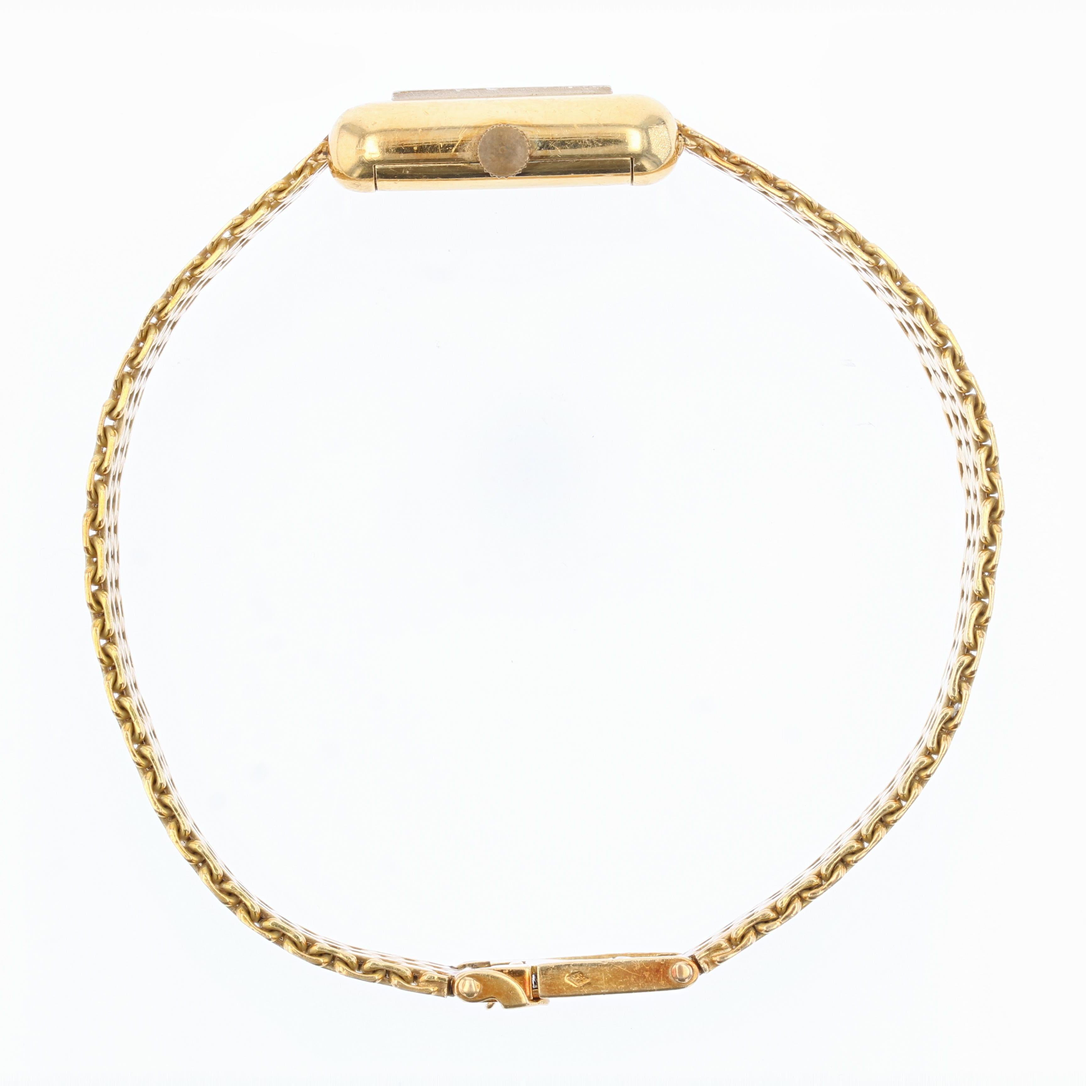 Richards Zeger Montre française pour femme en or jaune 18 carats, années 1960 7
