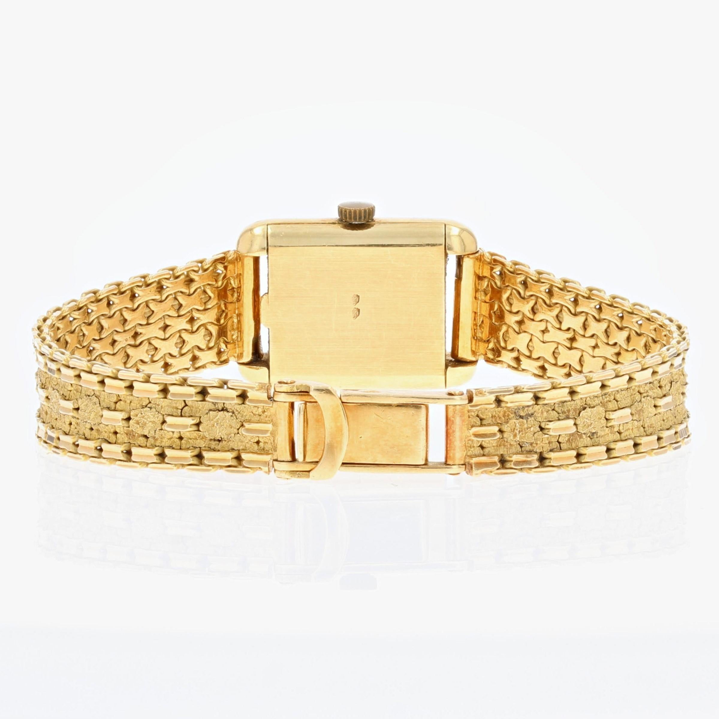 Richards Zeger Montre française pour femme en or jaune 18 carats, années 1960 3