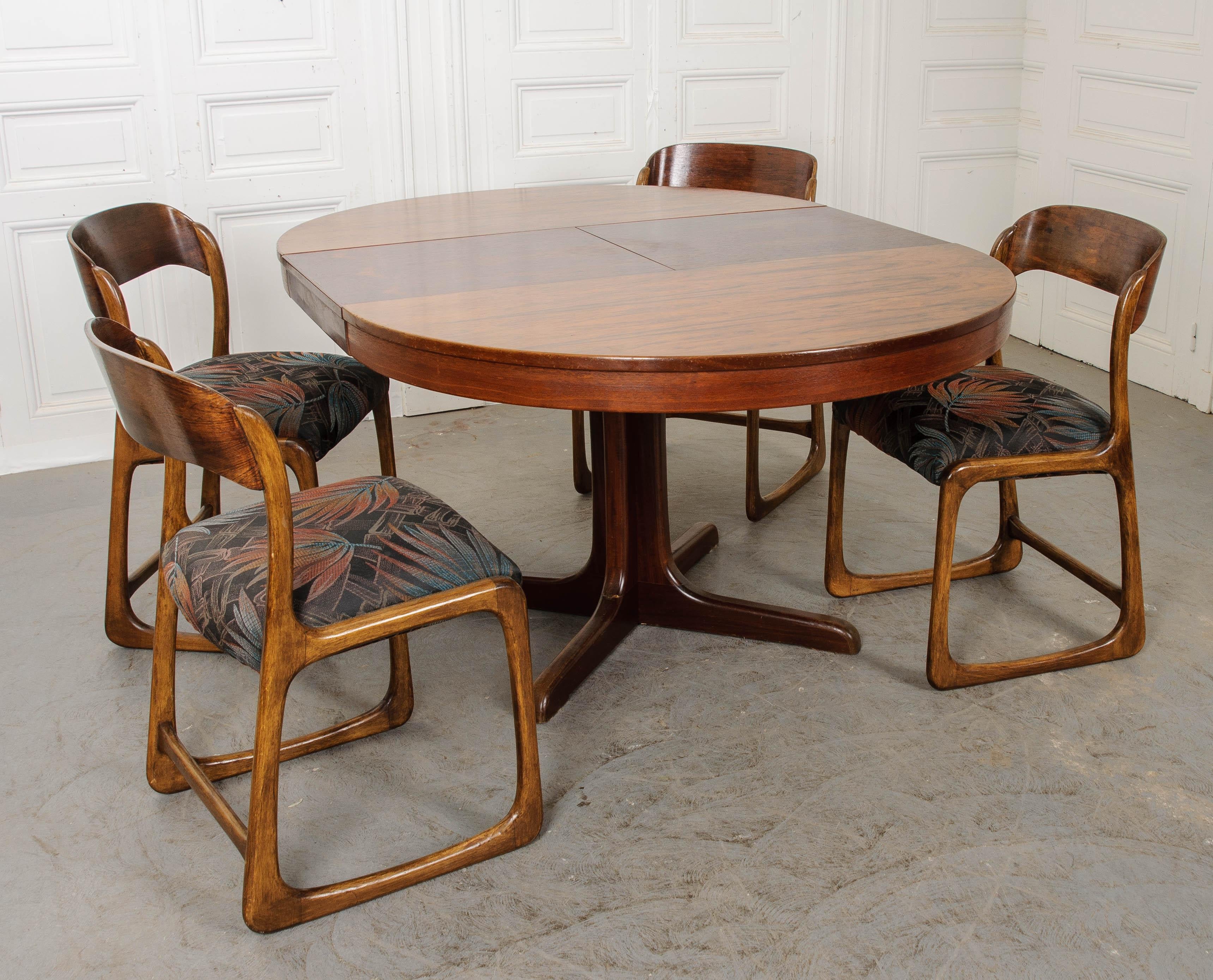 French 1960s Scandinavian Modern Rosewood Dining Suite 13