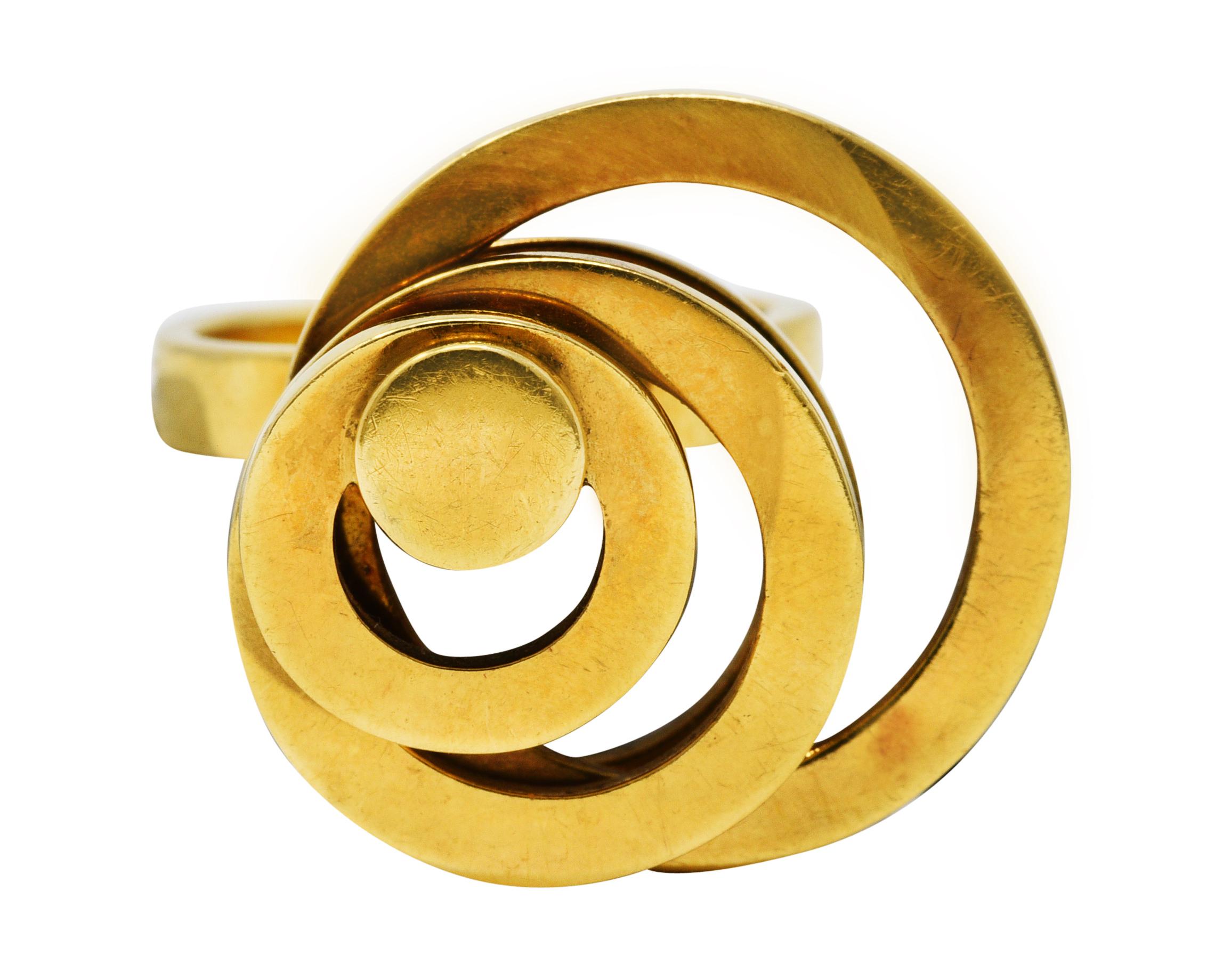 gold fidget ring