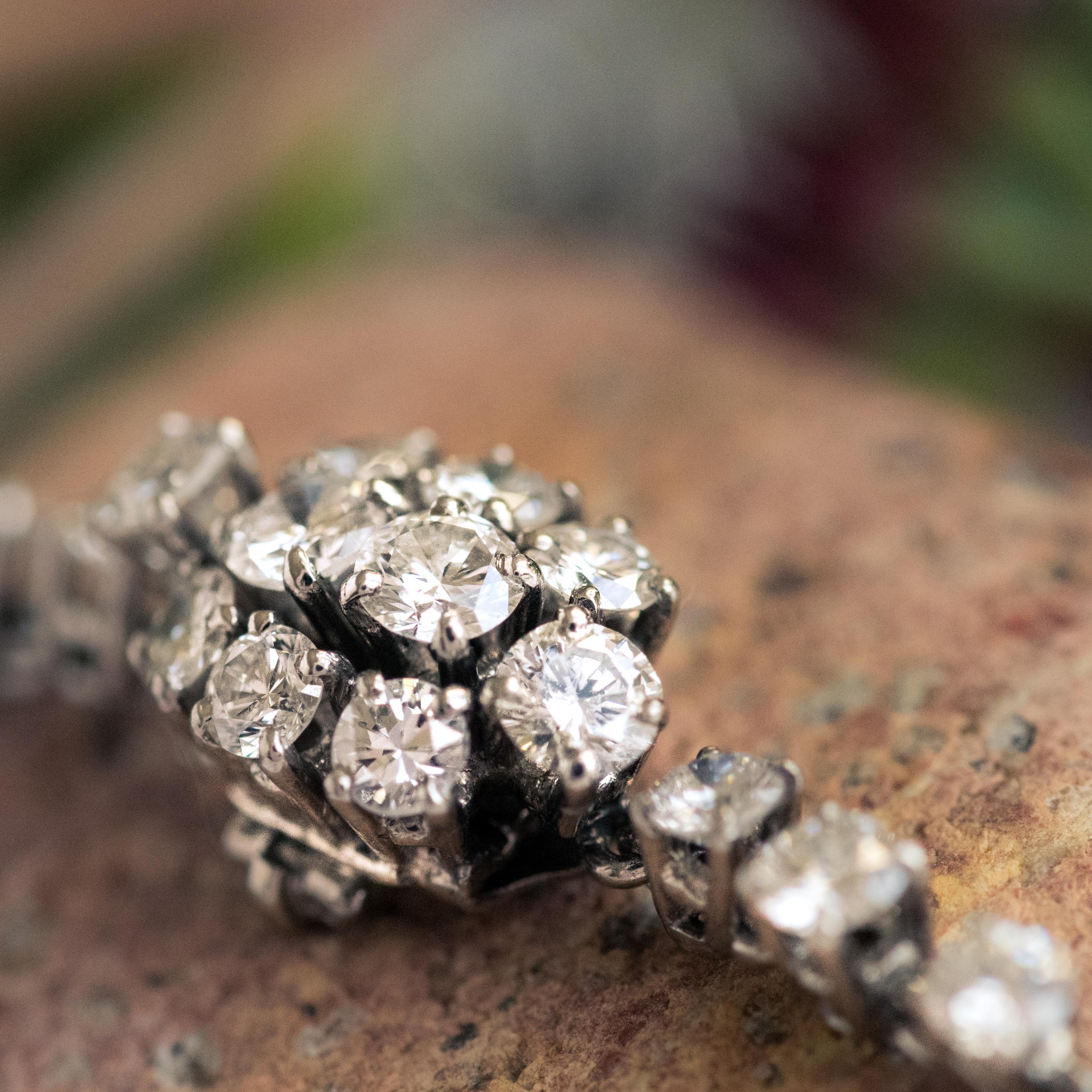 Mauboussin Halskette aus Platin mit 15 Karat Diamanten aus 18 Karat Weigold im Angebot 7