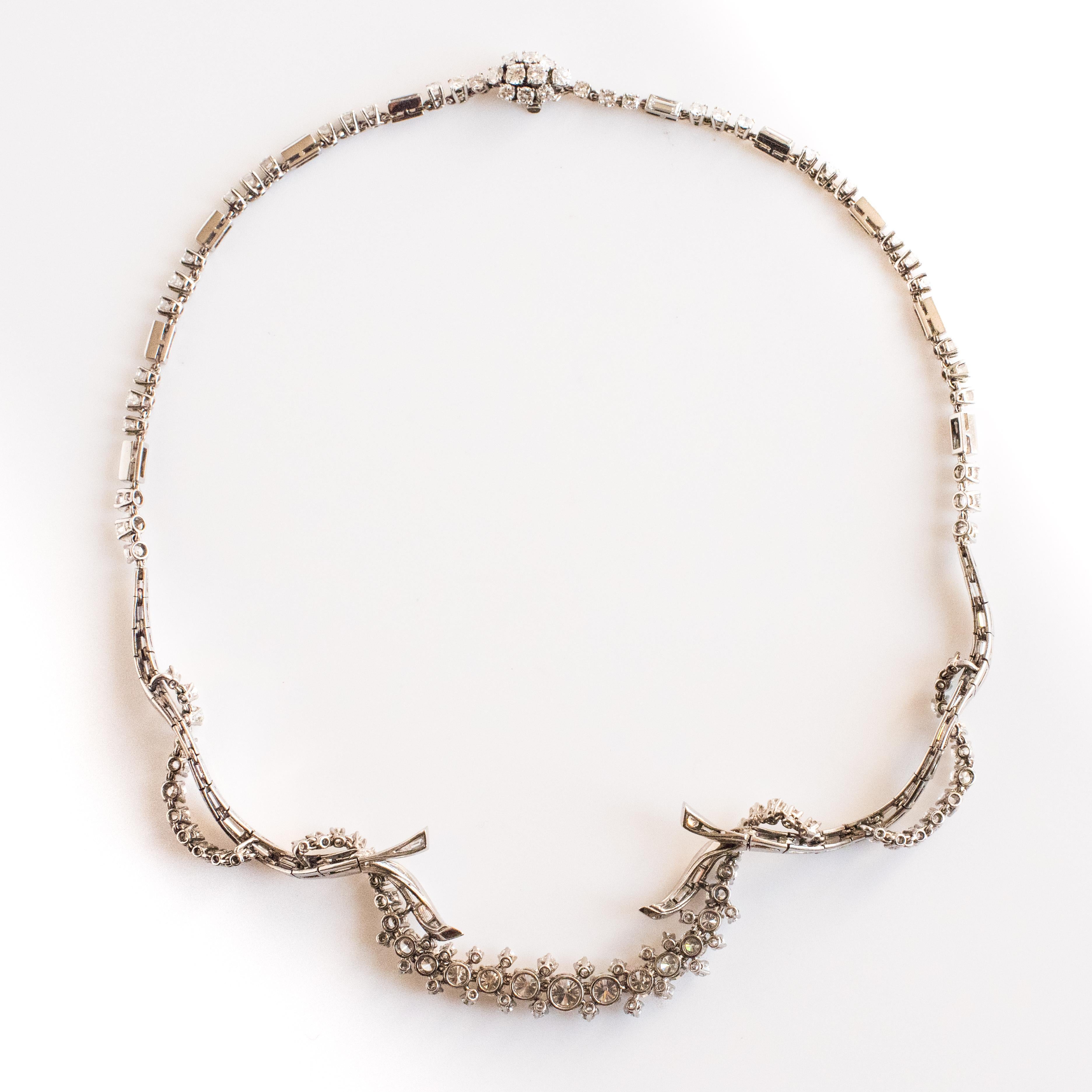 Mauboussin Halskette aus Platin mit 15 Karat Diamanten aus 18 Karat Weigold im Angebot 10