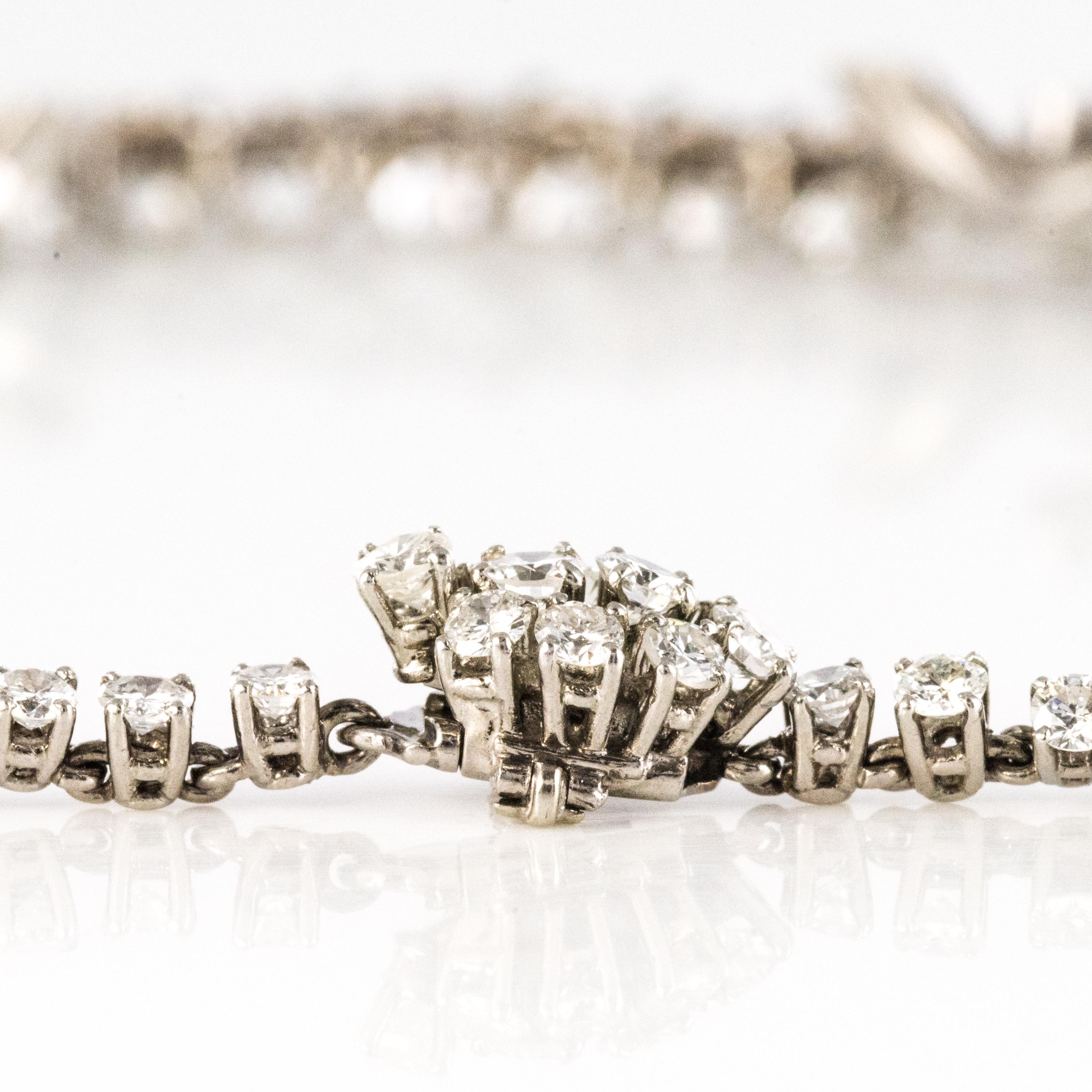Mauboussin Halskette aus Platin mit 15 Karat Diamanten aus 18 Karat Weigold im Angebot 11