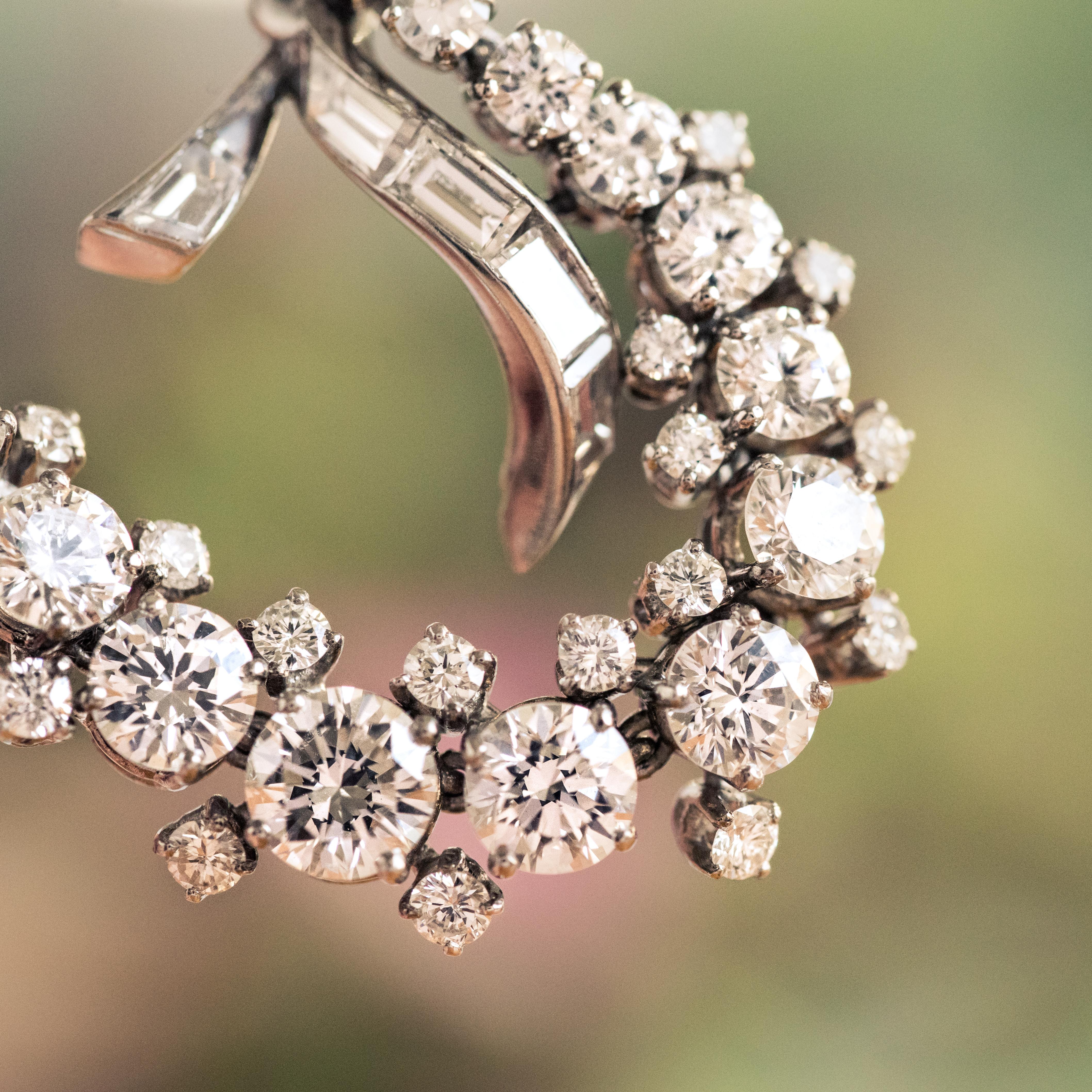 Mauboussin Halskette aus Platin mit 15 Karat Diamanten aus 18 Karat Weigold im Zustand „Hervorragend“ im Angebot in Poitiers, FR