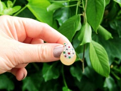 French 1.97 Carat Diamond Ruby Emerald and Sapphire 18k Yellow Gold Earrings