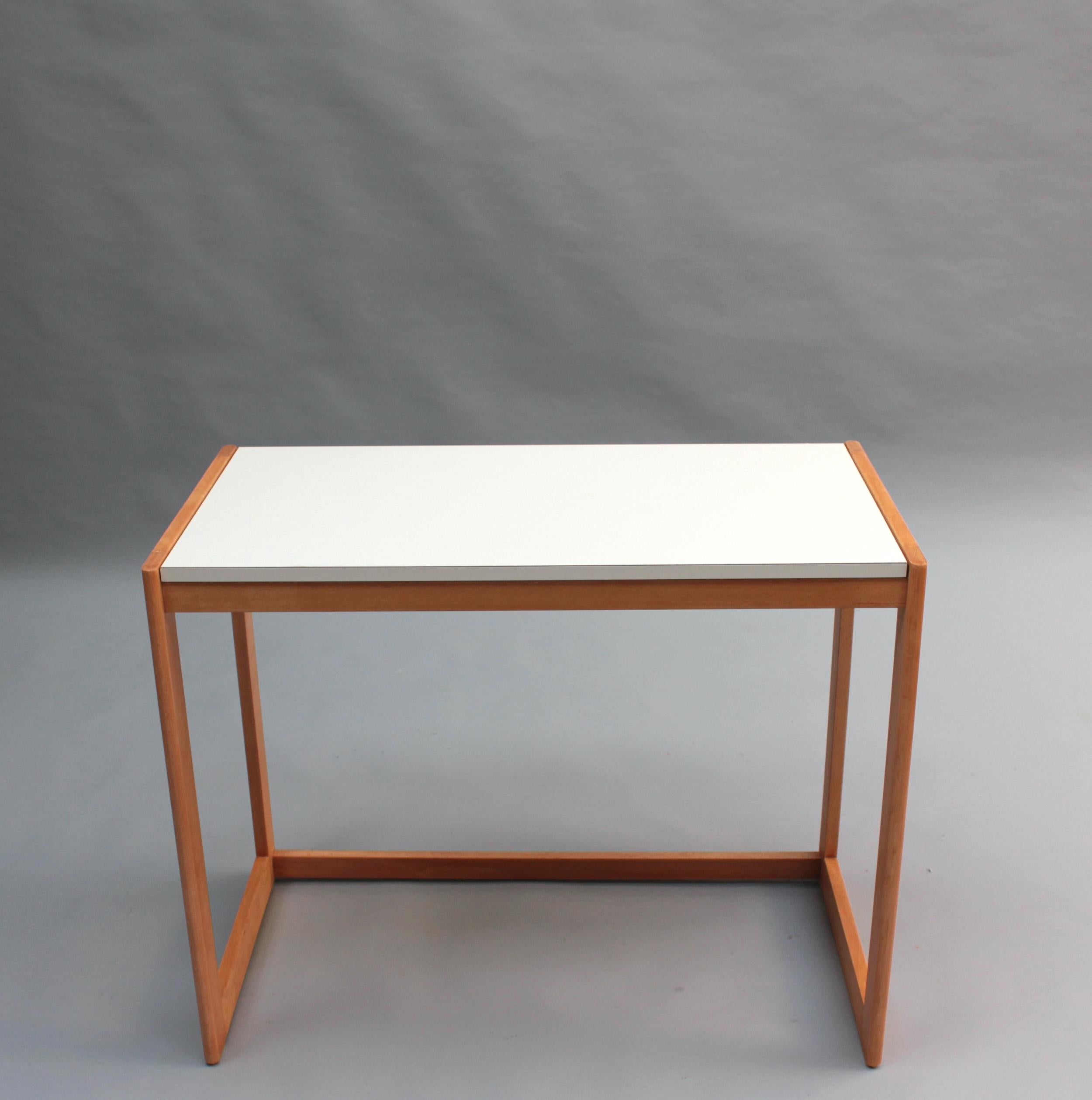 French 1970s Desk by Michel Mortier For Sale 4