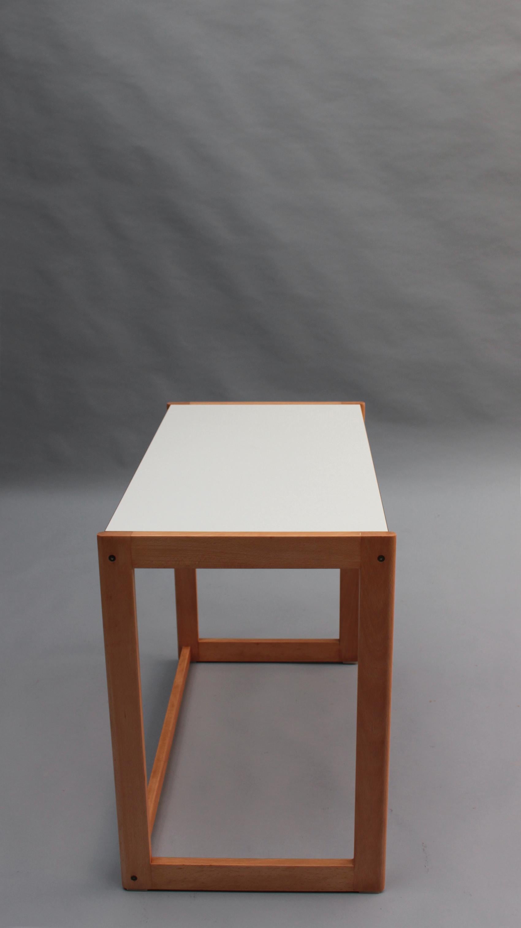 French 1970s Desk by Michel Mortier For Sale 6