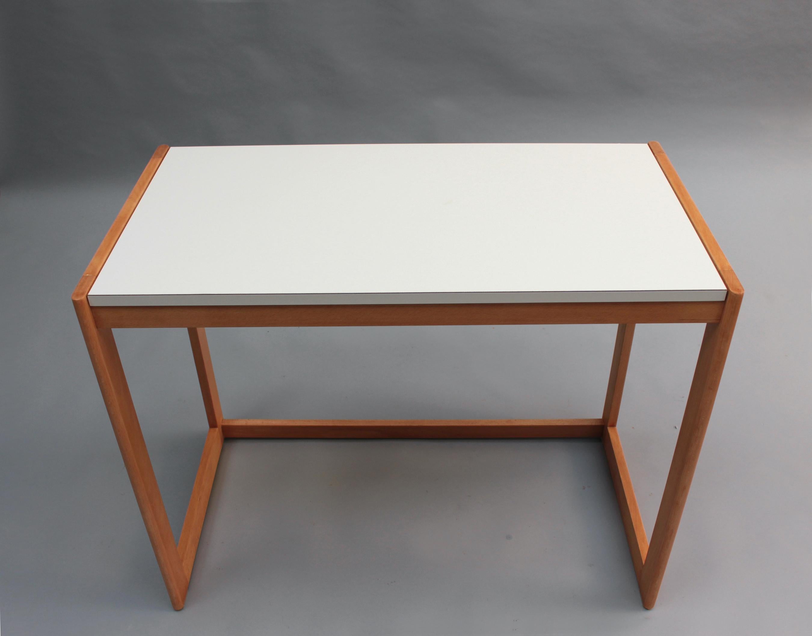 French 1970s Desk by Michel Mortier For Sale 8