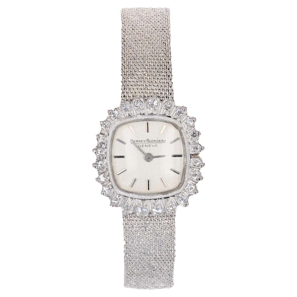Lady Victoria Luxury Diamond Watch for Women, White Gold For Sale at ...