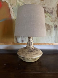 French 1970’s glazed ceramic lamp