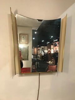 French 1970s Illuminating Mirror