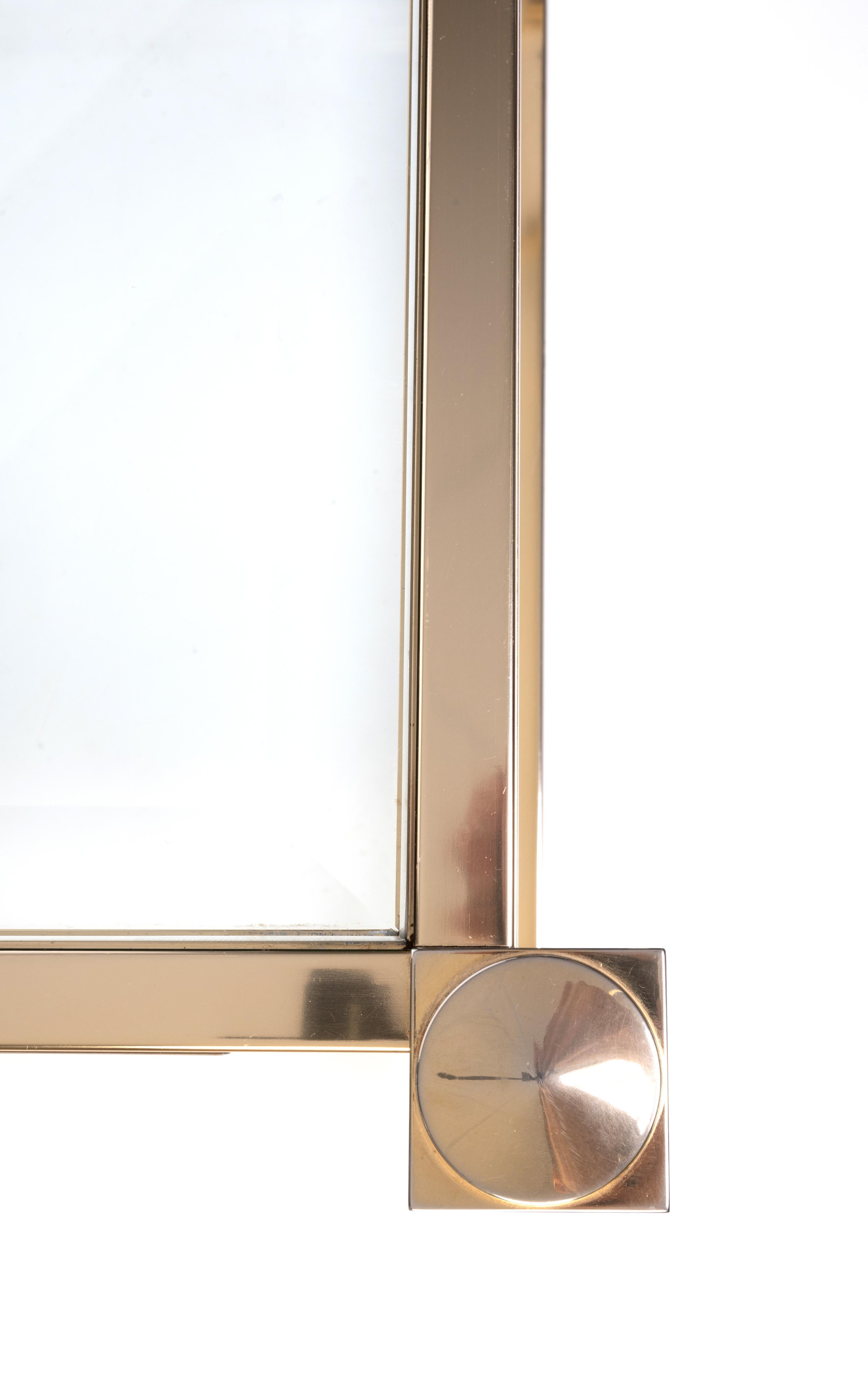 French 1970's Lucite Gilt Lacquered Brass Coffee Table by Pierre Vandel, Paris For Sale 5