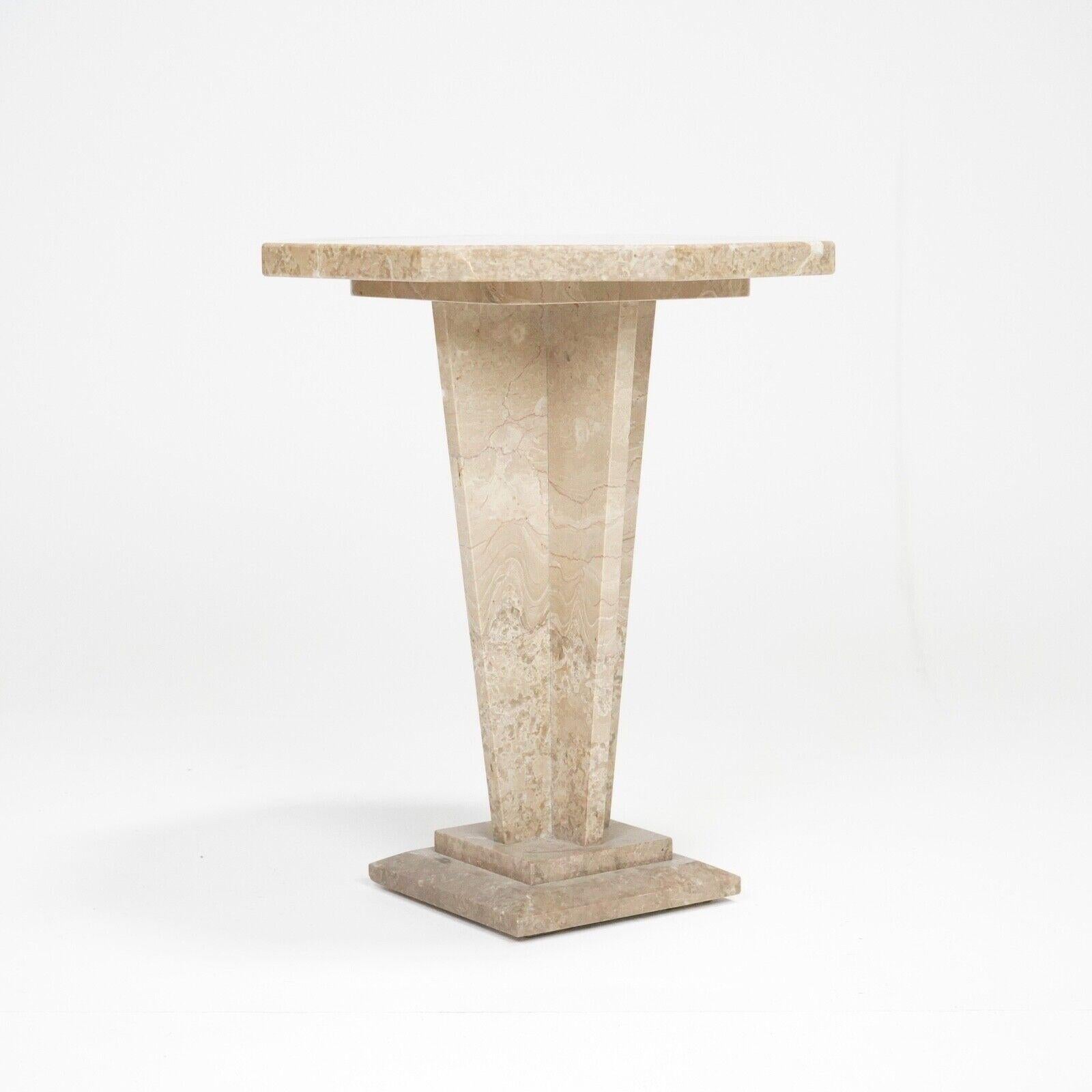 French 1970s Marble Side Table In Good Condition In Dorchester, GB