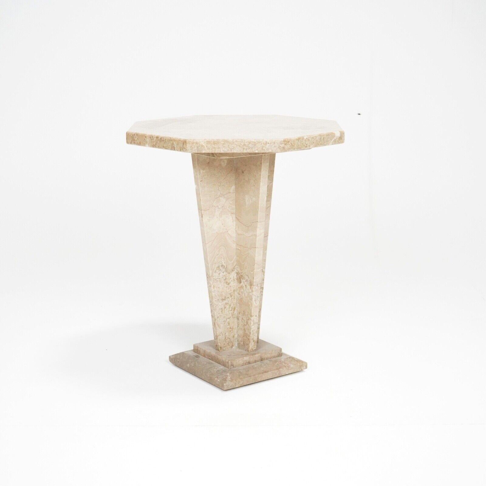 French 1970s Marble Side Table 3