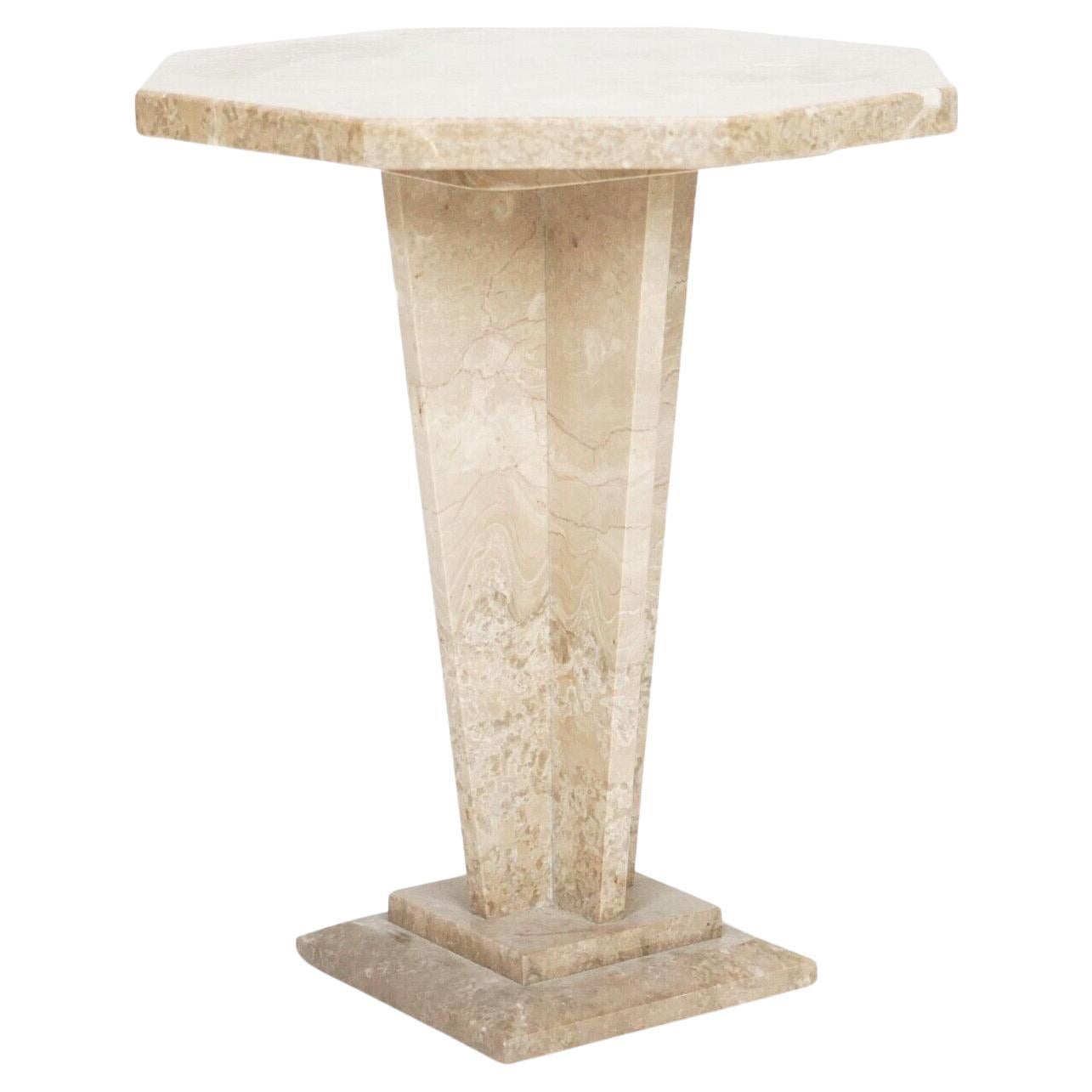 French 1970s Marble Side Table