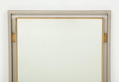 French 1970s Modernist Mirror by Guy Lefevre for Maison Jansen