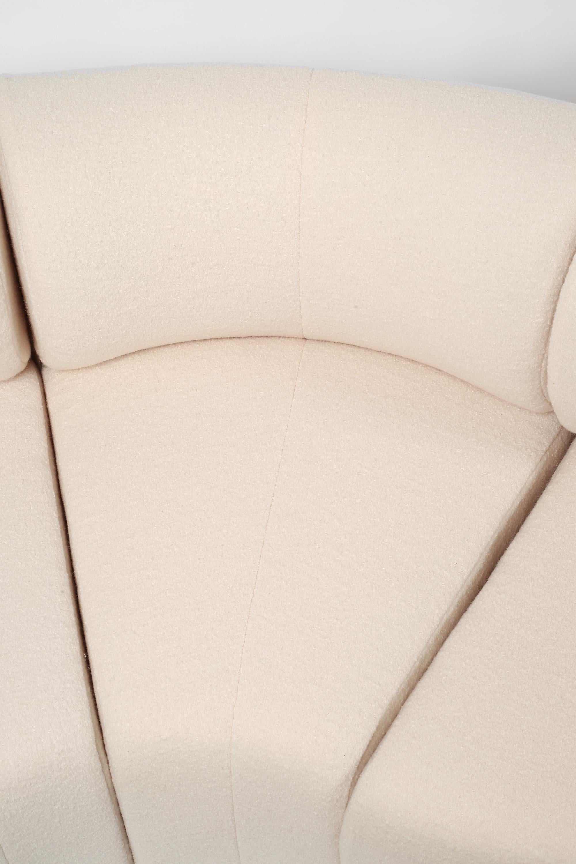 Canapé modulaire serpentin postmoderne français des années 1970 par Steiner en vente 5