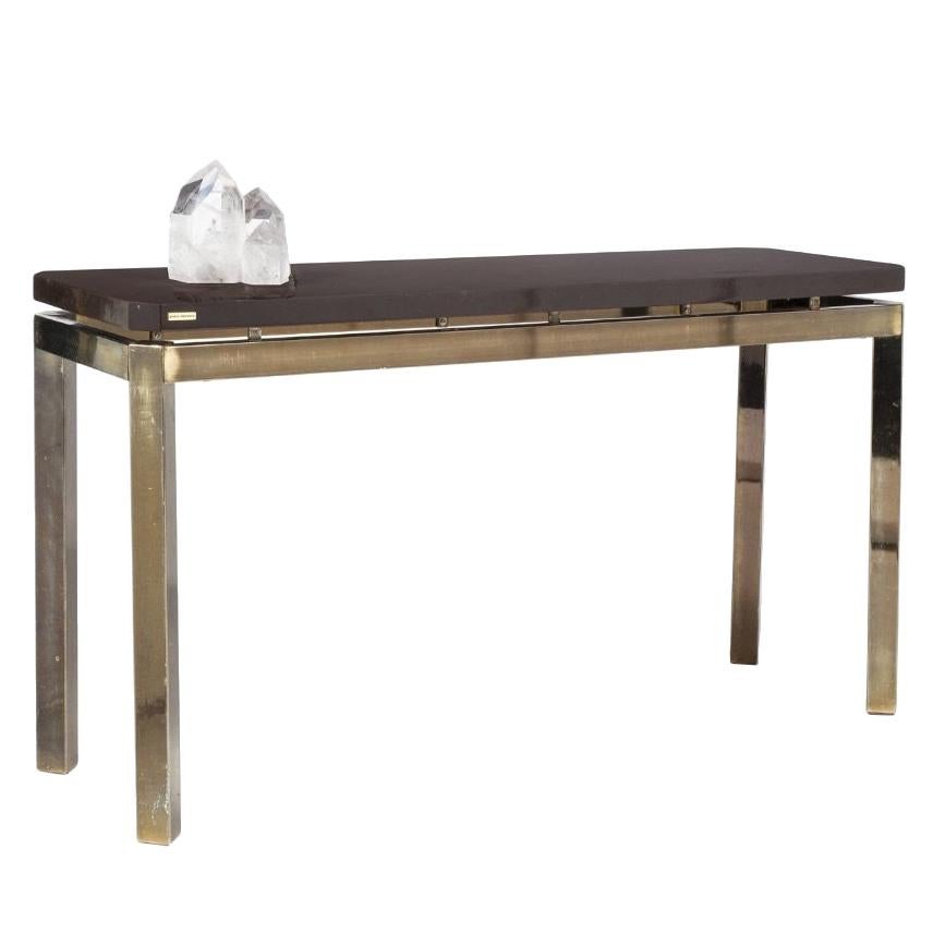 French 1970s Postwar Design Console Table