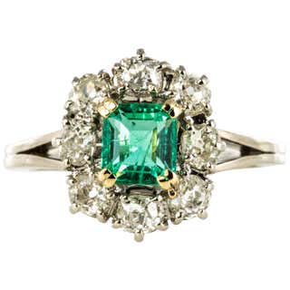Antique Emerald Engagement Rings - 904 For Sale at 1stdibs - Page 4