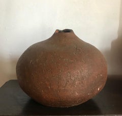French 1970s Stoneware Vase