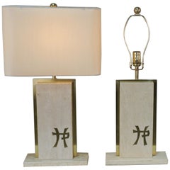 Lampade da tavolo francesi anni '70 Jean Claude Mahey