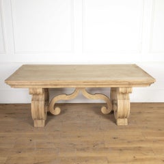 French 1970s Teak Dining Table