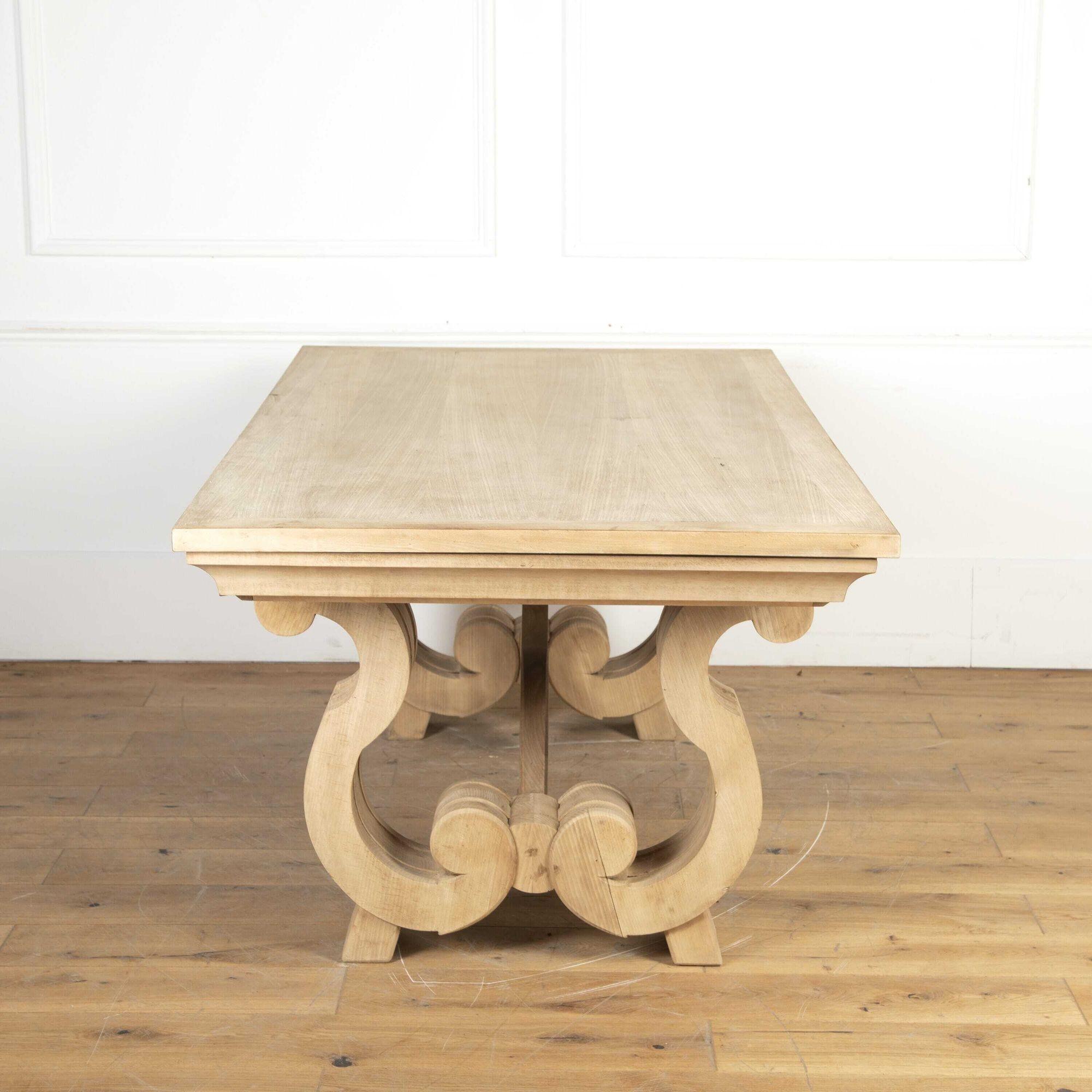 French 1970s Teak Dining Table 3