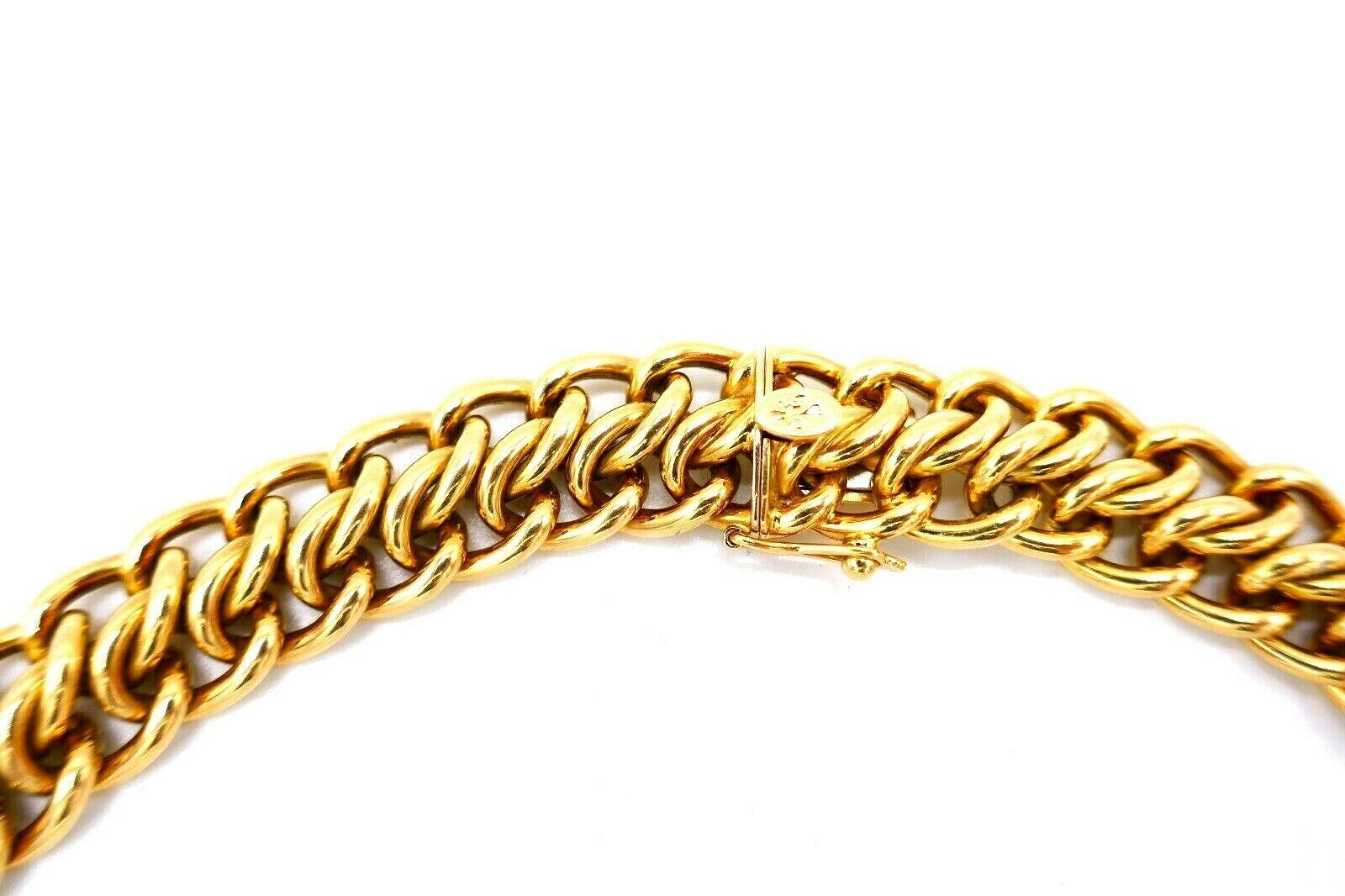Women's French 1970s Yellow Gold Chain Necklace