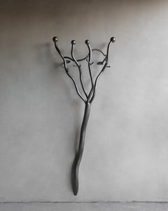 French 1980s Metal Coat Rack