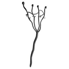 French 1980s Metal Coat Rack