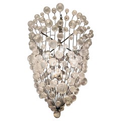 French 1990s Custom Large Bubble Chandelier