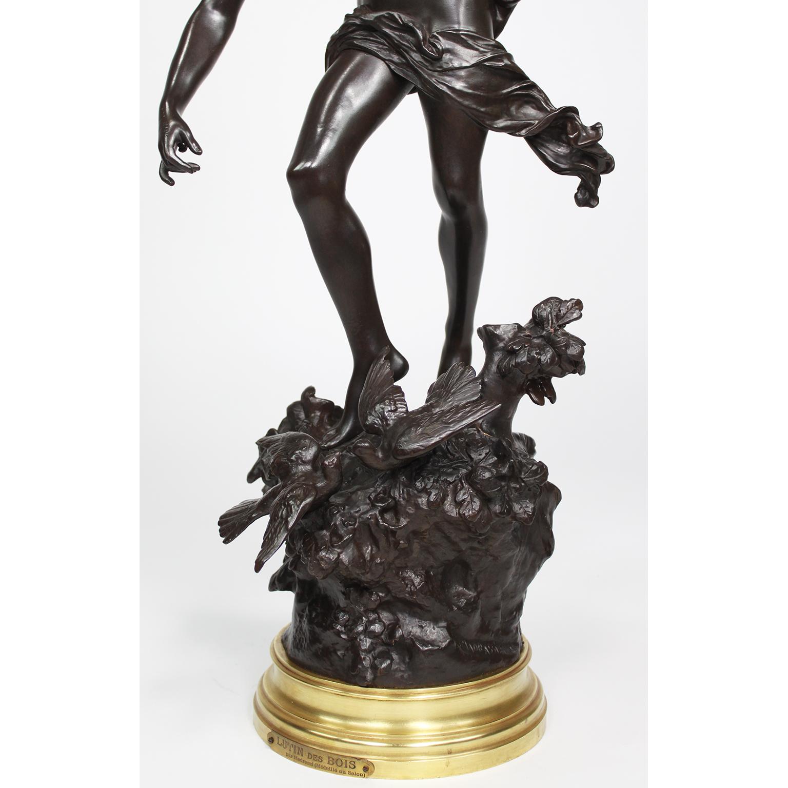 French 19th/20th Century Bronze of a Fairy “Lutin des Bois”, After Luca Madrassi For Sale 11