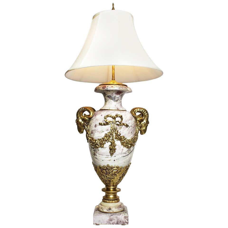 Monumental Sèvres Style Cobalt Blue Urn Table Lamp, France, 1880 For ...