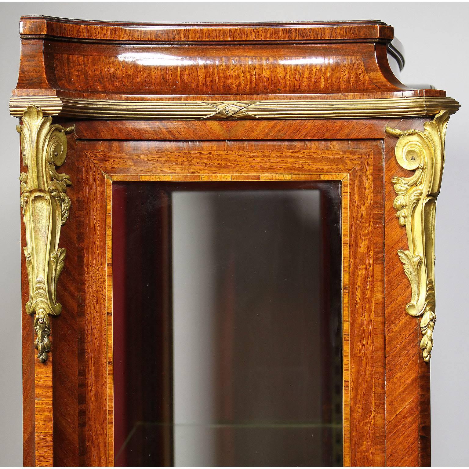 19th-20th Century Marquetry and Gilt-Bronze Mounted, François Linke Atrributed For Sale 5
