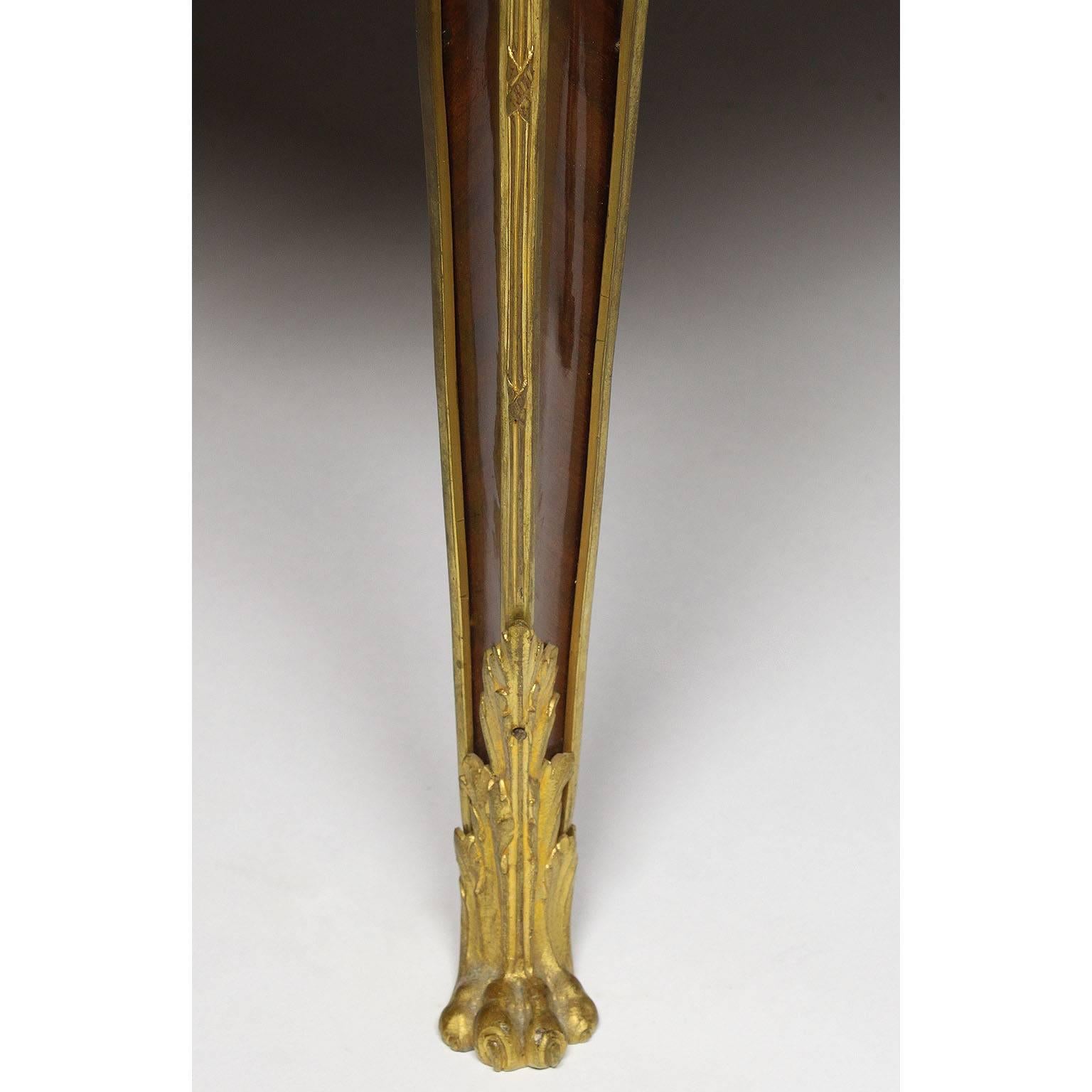 19th-20th Century Marquetry and Gilt-Bronze Mounted, François Linke Atrributed For Sale 8