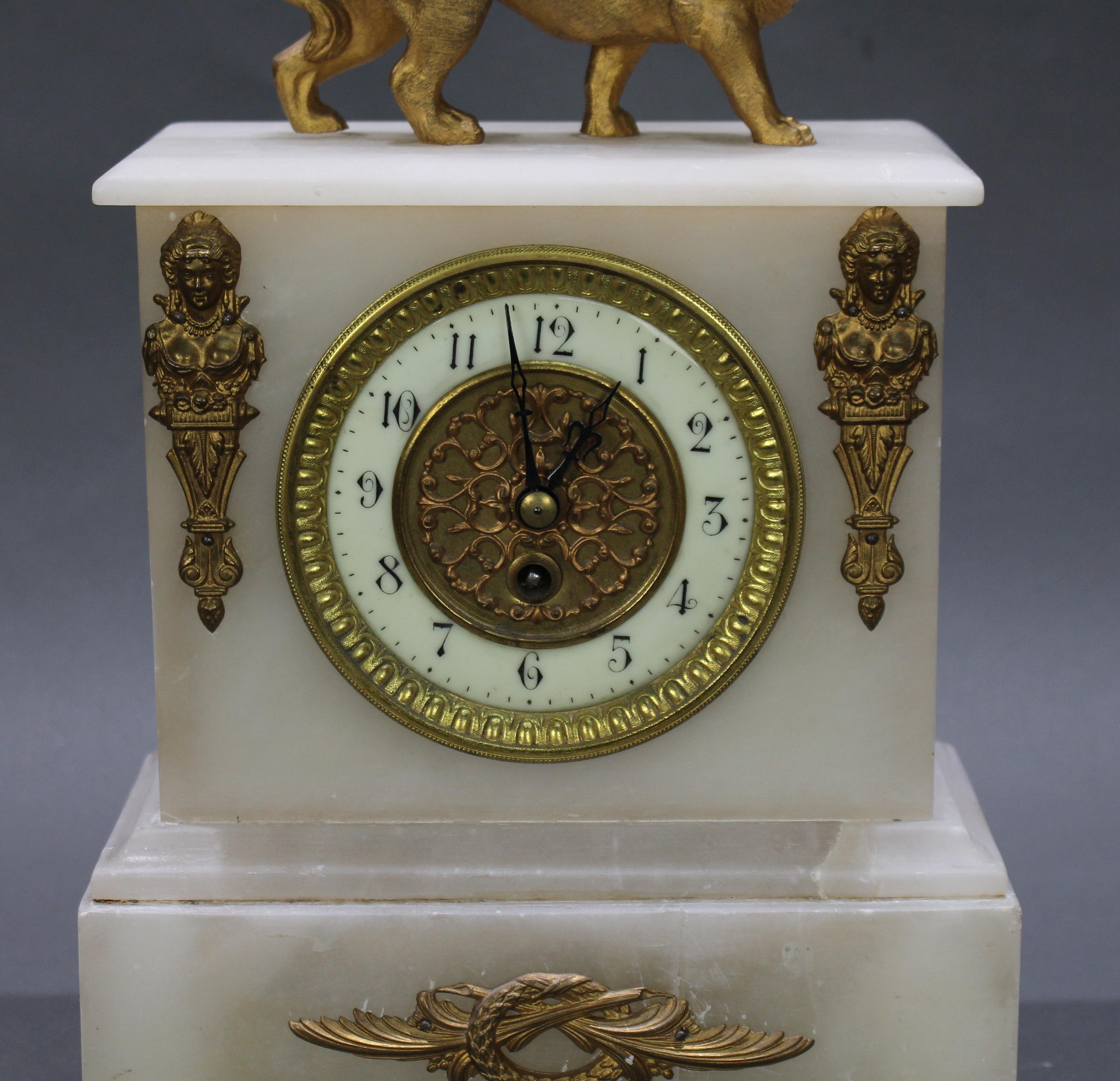 lion and clock